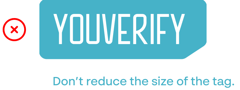 Don't cut out the YV of the logo