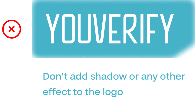 Don't use colour on a colour background