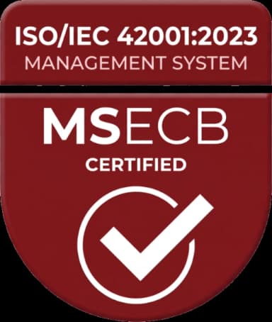 ISO/IEC 42001:2023 certified