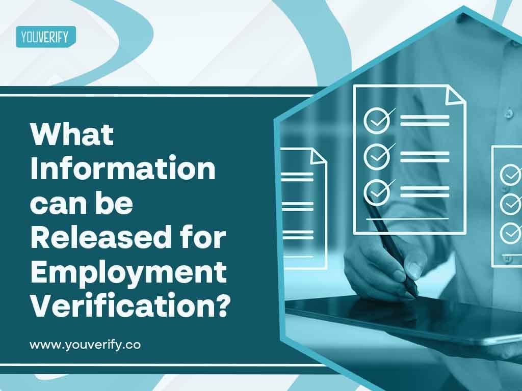 What Information Can be Released For Employment Verification?