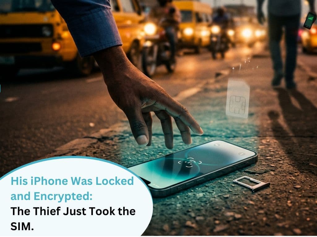 His iPhone Was Locked and Encrypted. The Thief Just Took the SIM.