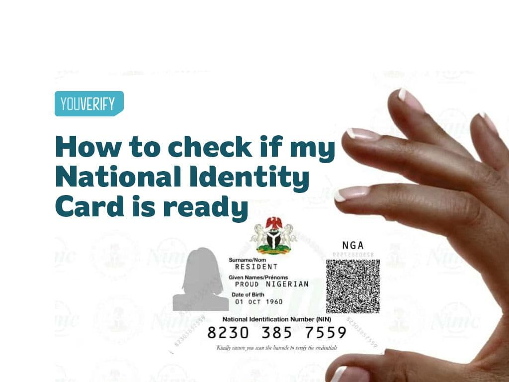 How to check if my National Identity card is ready