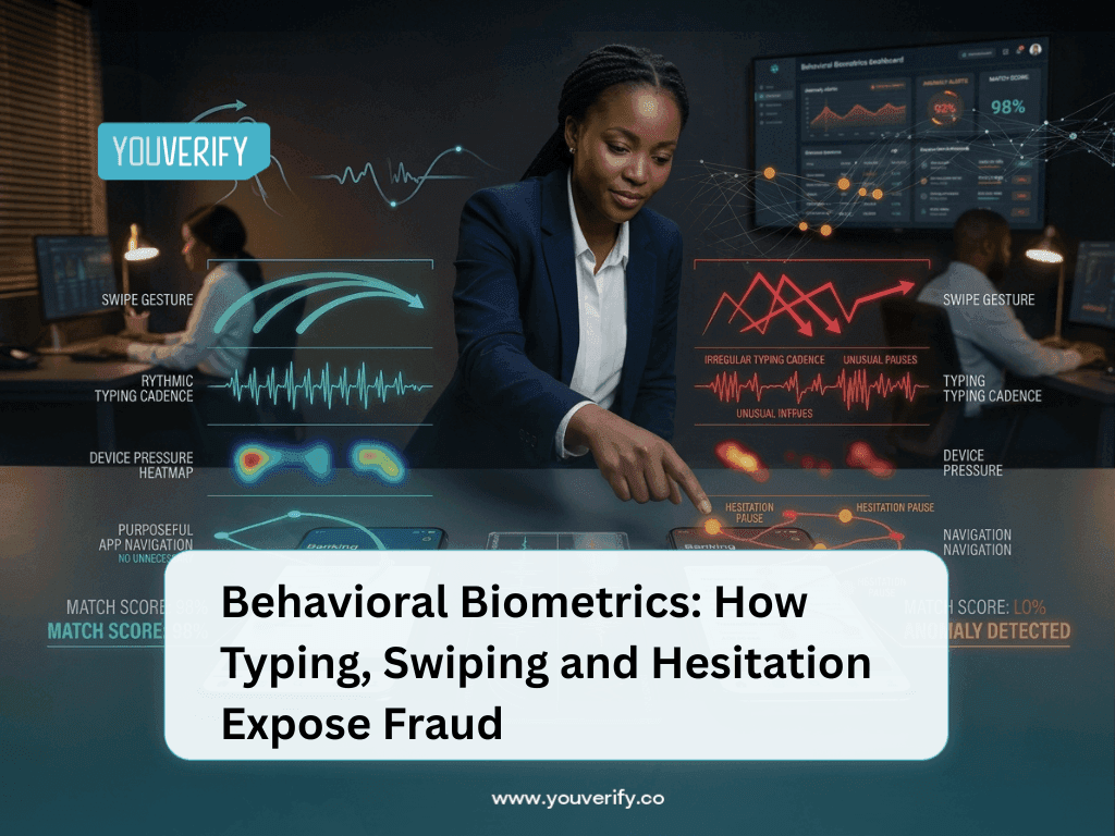Behavioral Biometrics: How Typing, Swiping and Hesitation Expose Fraud