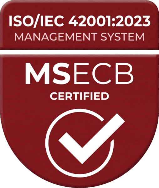 ISO/IEC 42001:2023 certified